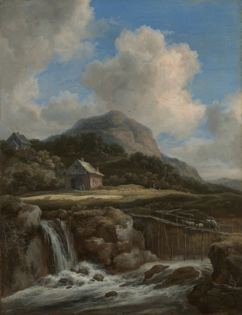 Bergstroom door Jacob van Ruisdael