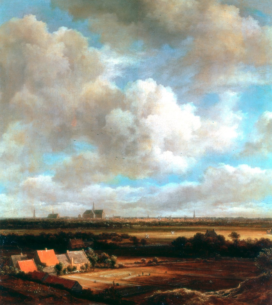 Uitzicht op Haarlem door Jacob van Ruisdael