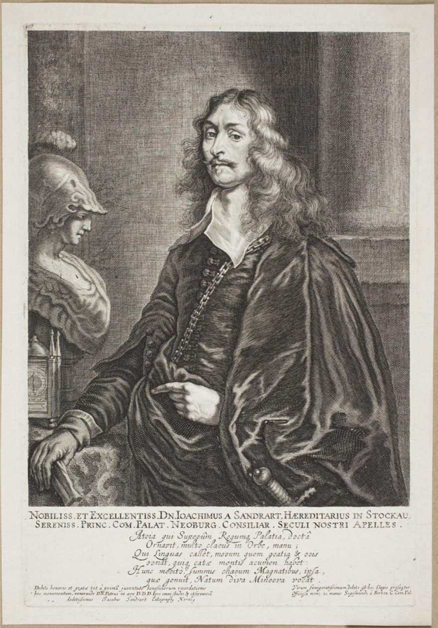 Joachim von Sandrart door Jacob von Sandrart