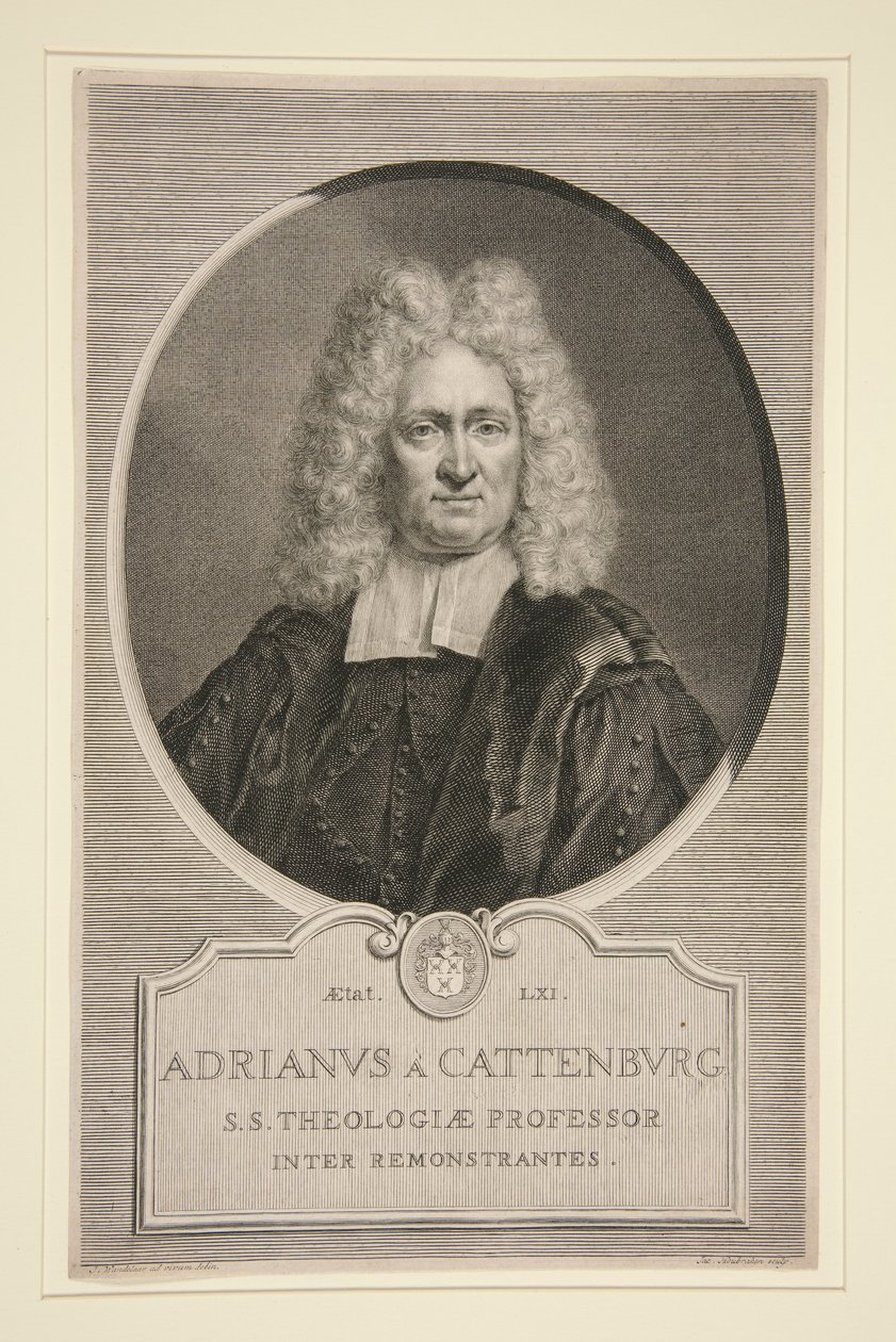 Adrianus a Cattenburg door Jacobus Houbraken