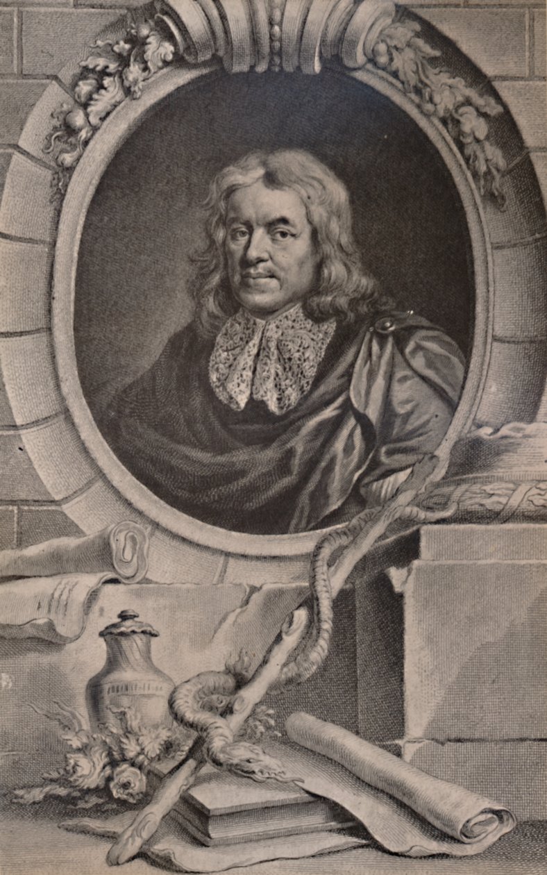 Thomas Sydenham, Engelse arts, ca. 1747 1894 door Jacobus Houbraken