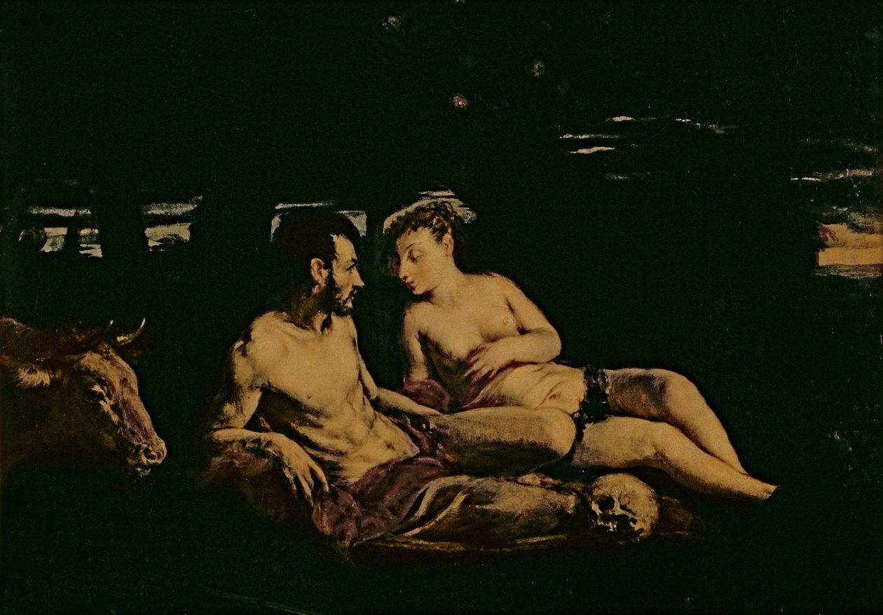 Adam en Eva door Jacopo Bassano