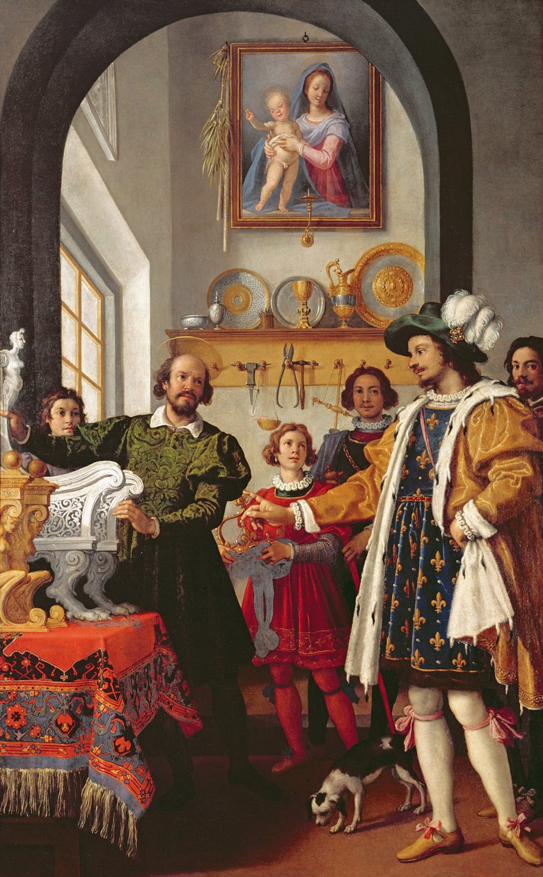 De Eerlijkheid van Sint Eligio, 1614 door Jacopo Chimenti Empoli