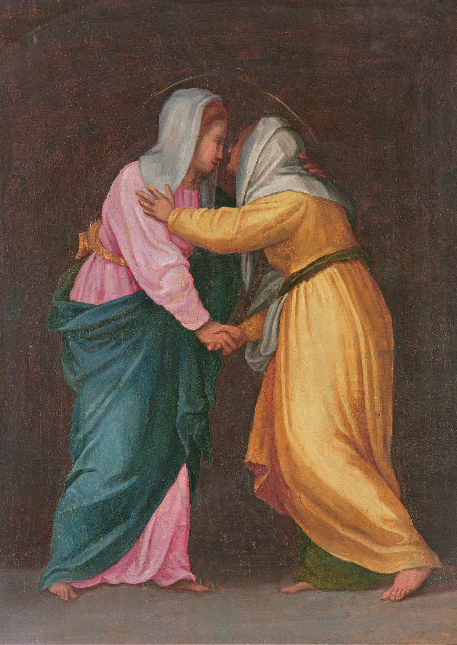De Visitatie, Carro della Zecca door Jacopo Pontormo