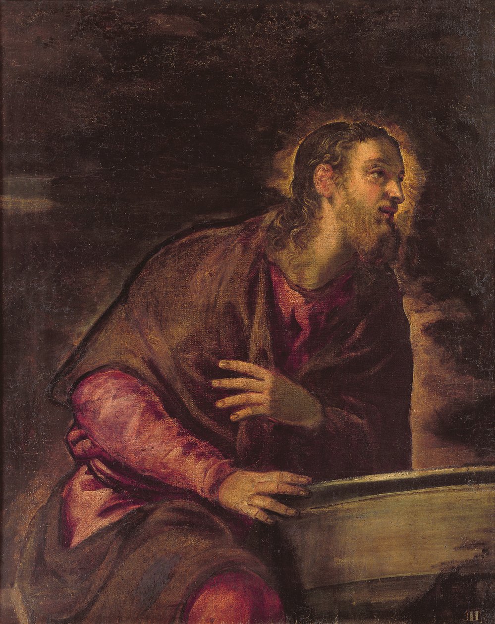 Christus bij de Bron, ca. 1560 door Jacopo Robusti Tintoretto