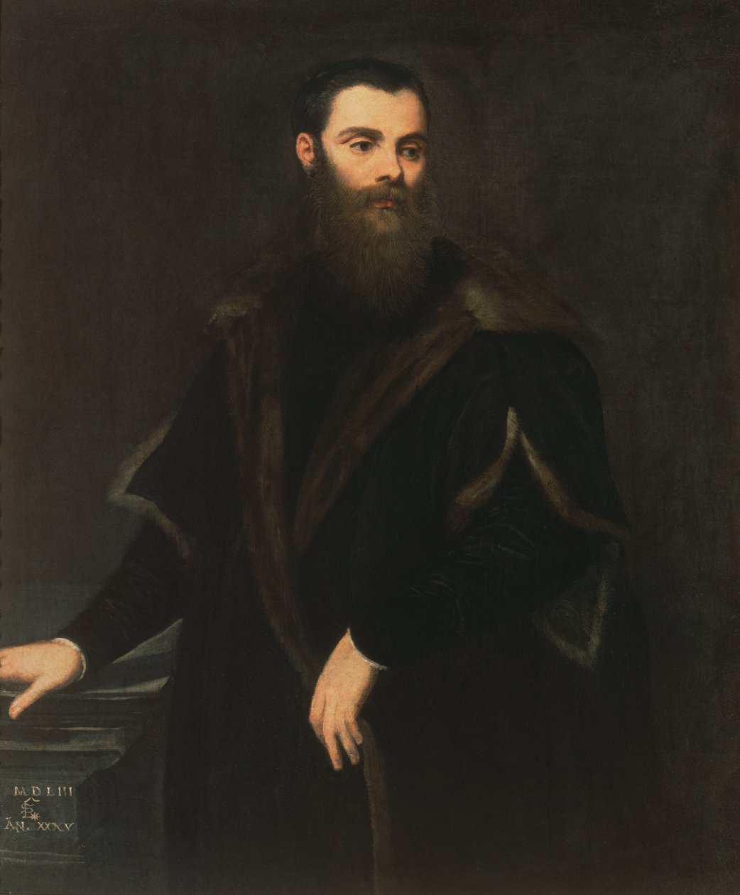 Lorenzo Soranzo (1519-75), 35 jaar oud, 1553 door Jacopo Robusti Tintoretto