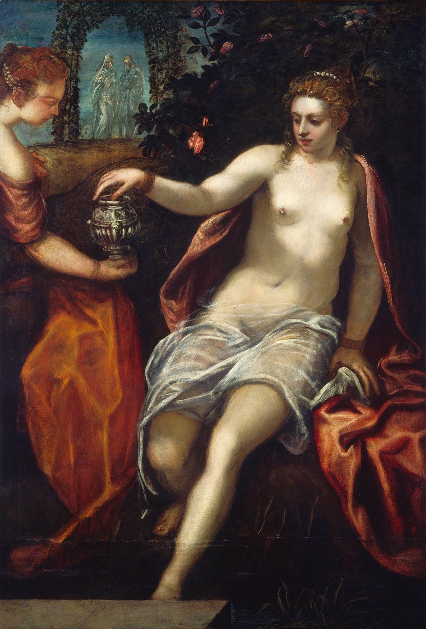 Susanna, c.1575 door Jacopo Robusti Tintoretto