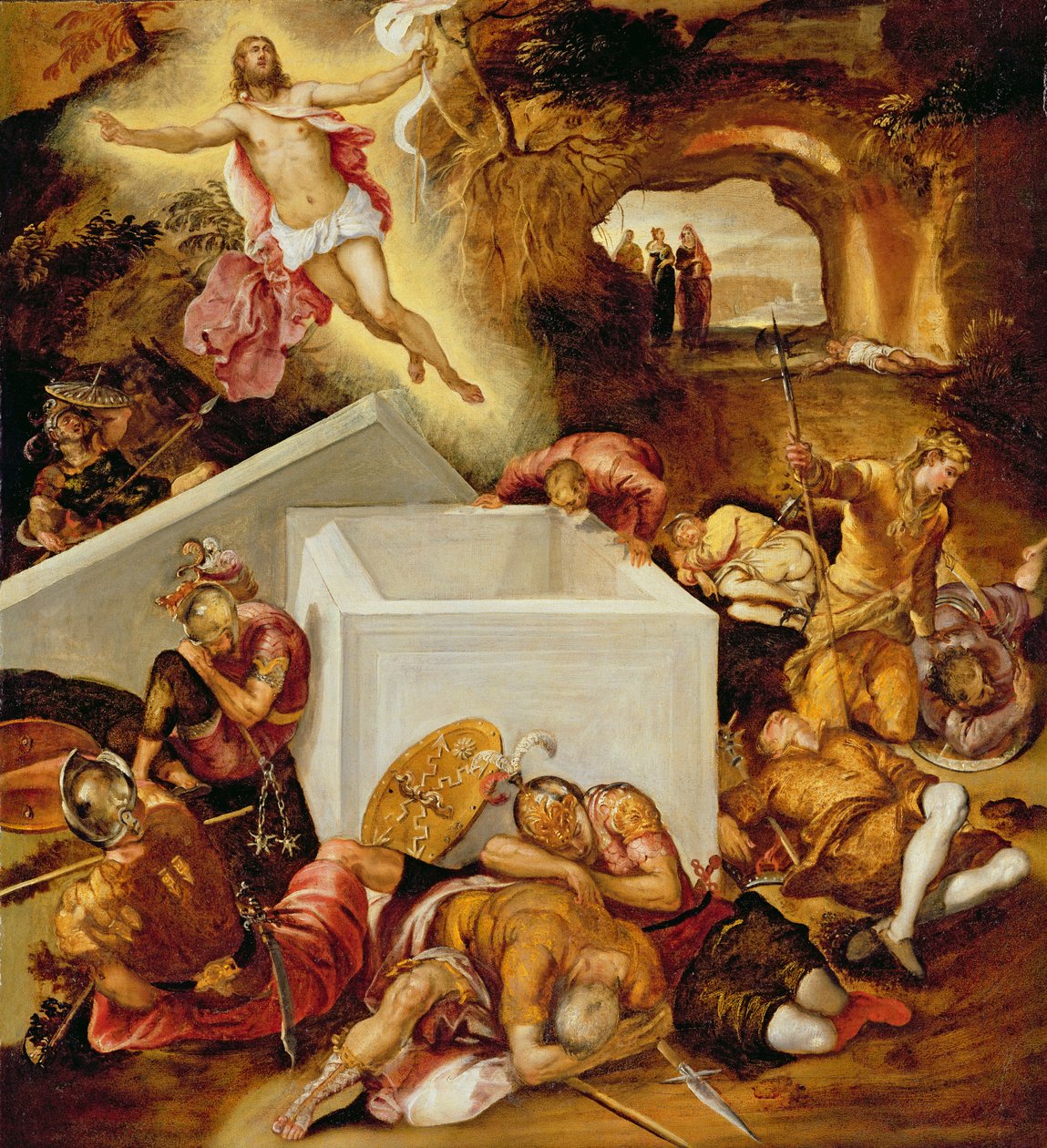 De Opstanding van Christus door Jacopo Robusti Tintoretto