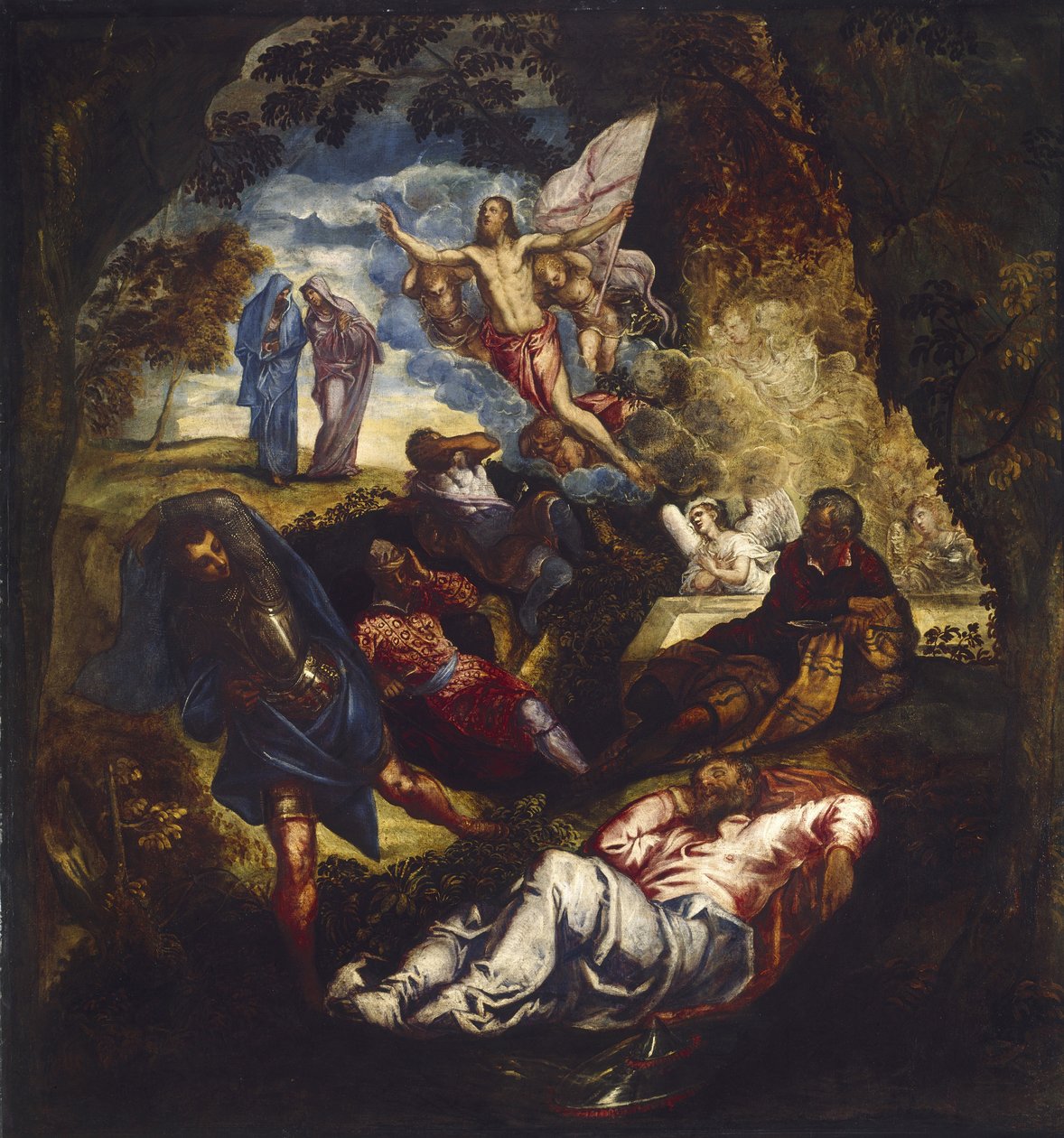 De Opstanding van Christus door Jacopo Robusti Tintoretto
