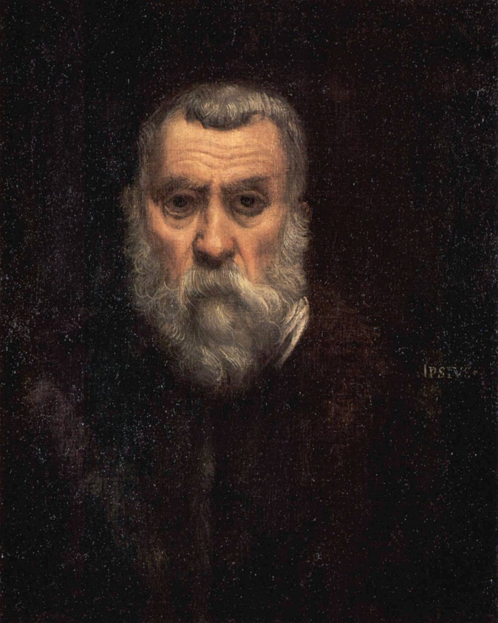 Frans:  Autoportret Zelfportret door Jacopo Tintoretto