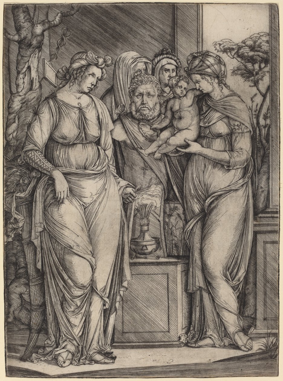 Groot Offer aan Priapus door Jacopo de