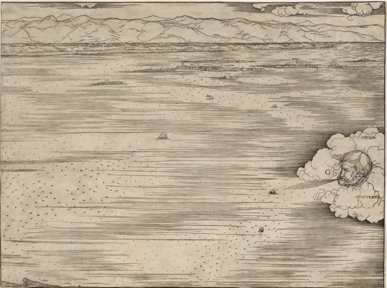 Uitzicht op Venetië door Jacopo de