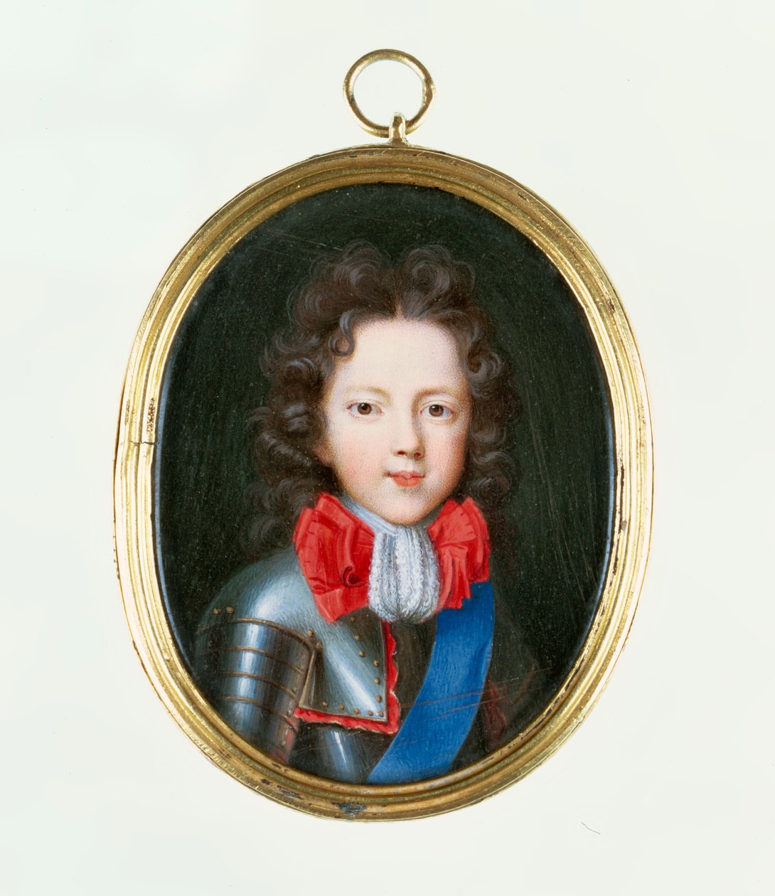 Miniatuur van James Stuart, de Oude Pretendent, c.1700 door Jacques Antoine Artaud