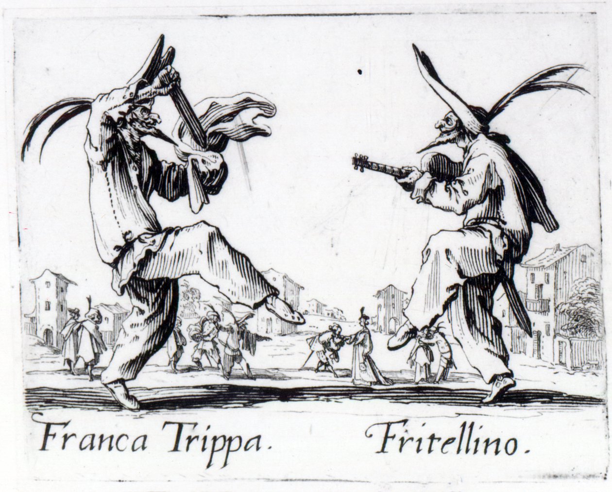 Balli de Sfessania, c.1622 door Jacques Callot