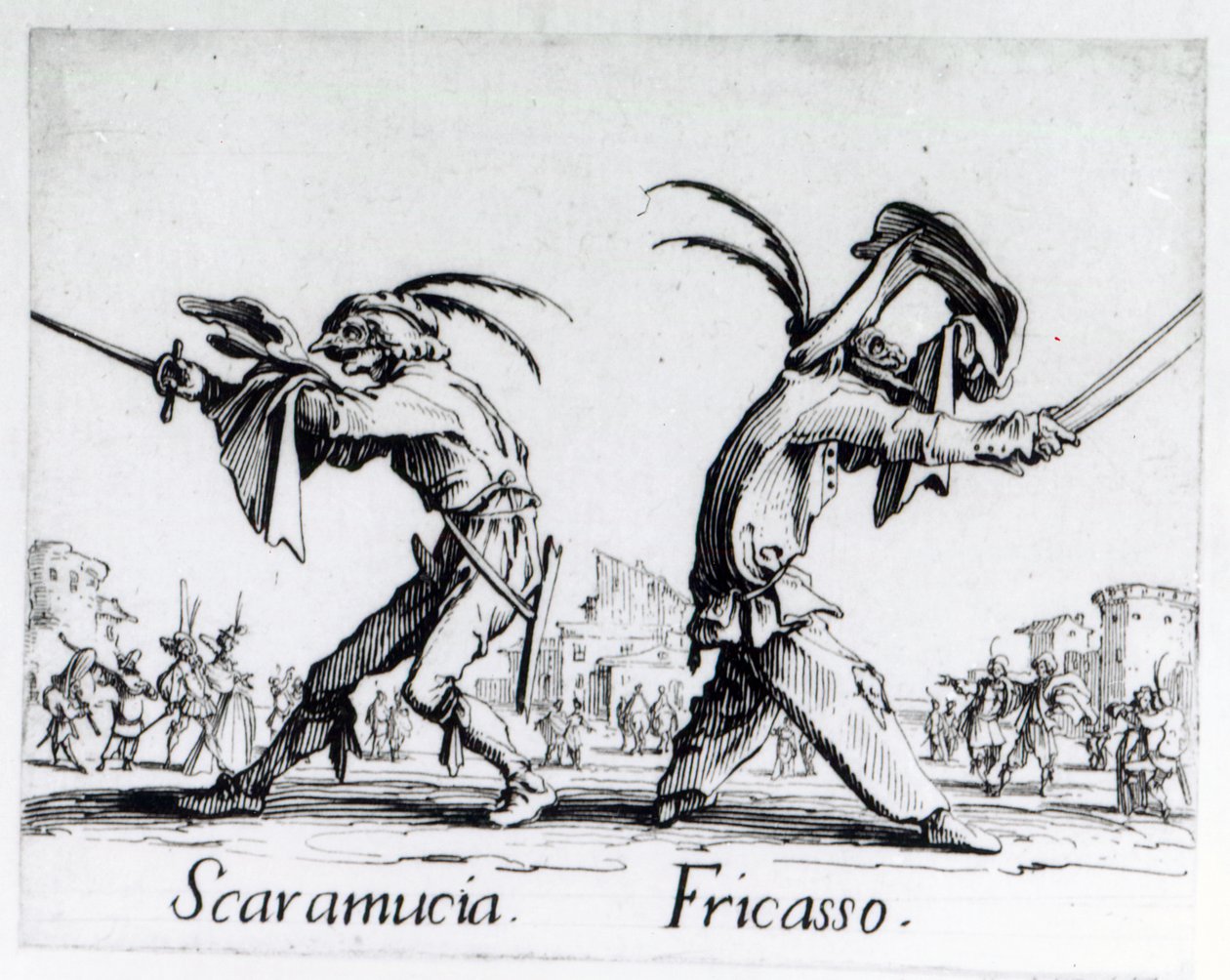 Balli de Sfessania, ca. 1622 door Jacques Callot