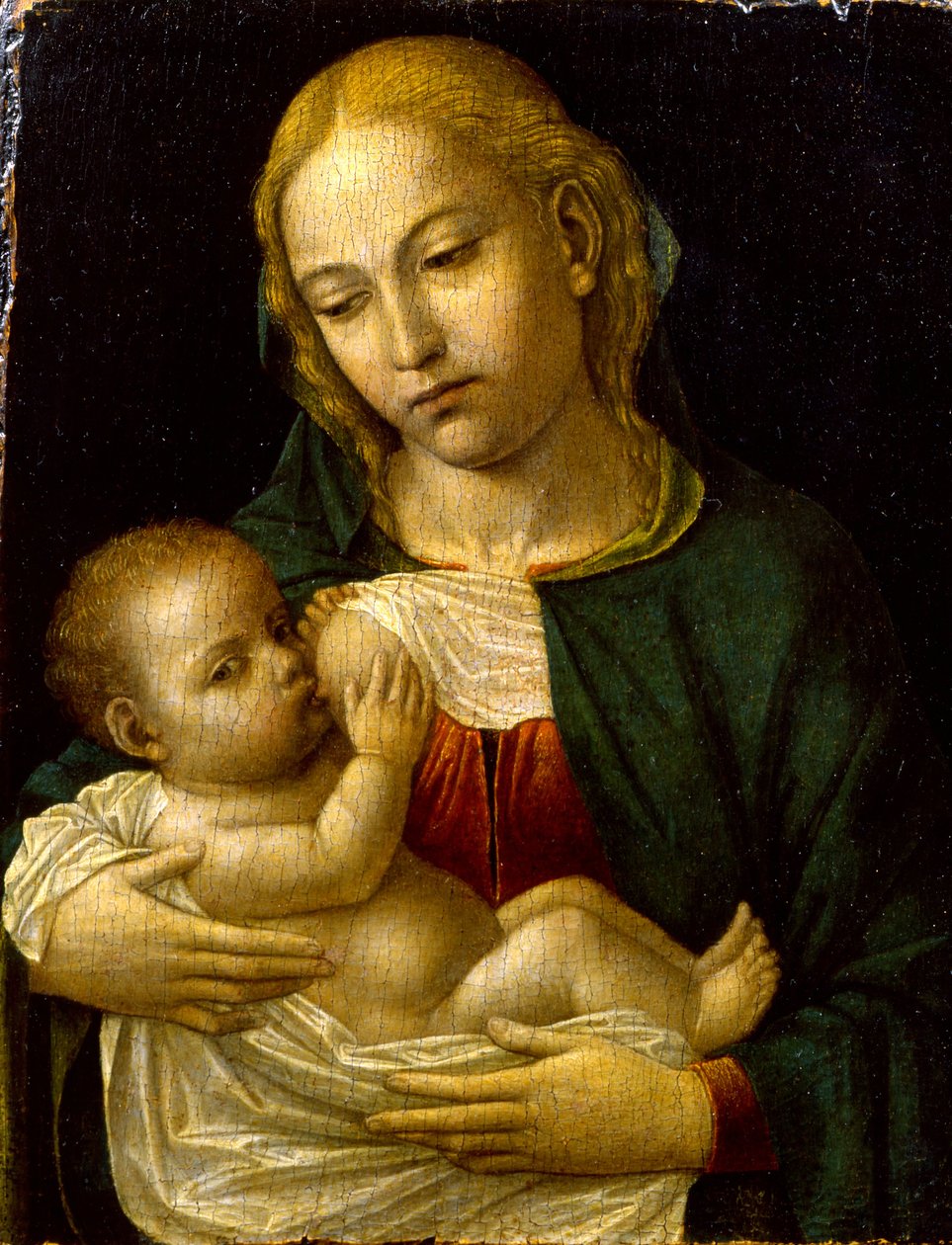 De Madonna del Latte door Jacques Courtois