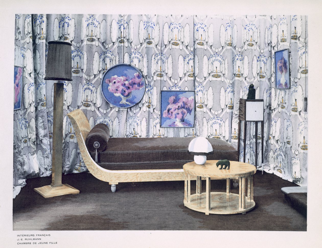 Meisjeskamer, 1925 door Jacques Emile Ruhlmann