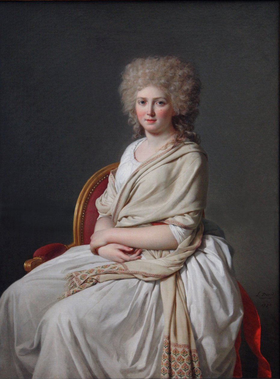 Portret door Jacques Louis David