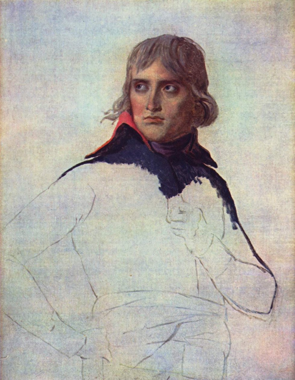 Portret van Generaal Napoleon Bonaparte door Jacques Louis David