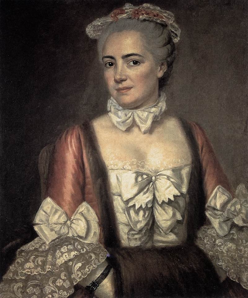 Portret van Marie-Françoise Buron door Jacques Louis David