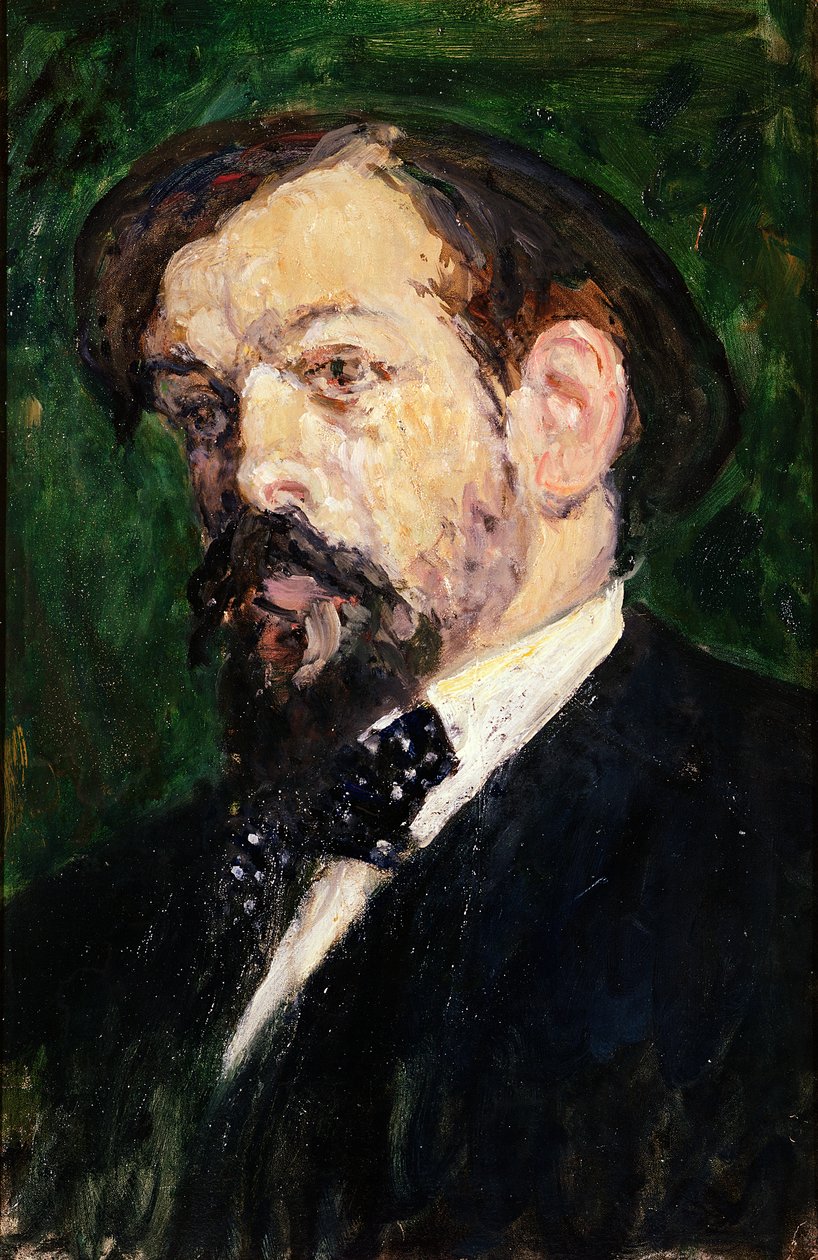 Portret van Claude Debussy (1862-1918) door Jacques Emile Blanche