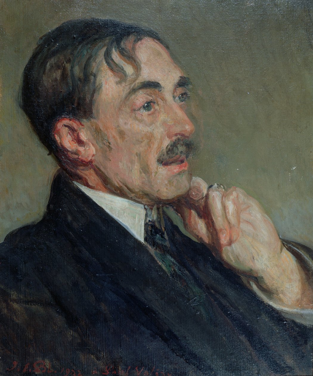 Portret van Paul Valery, 1923 door Jacques Emile Blanche