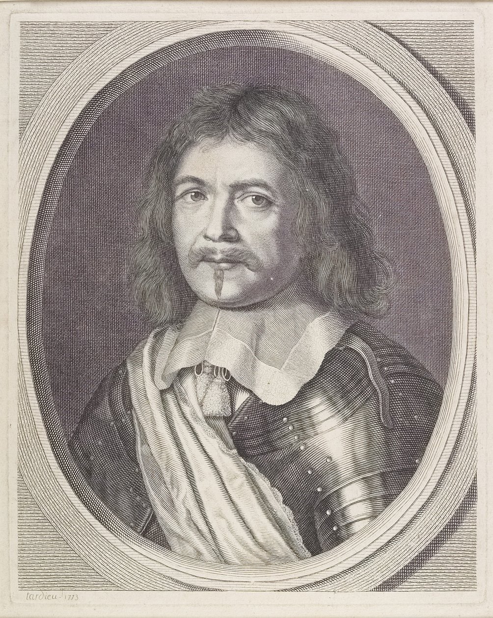 Portretbuste door Jacques Nicolas Tardieu