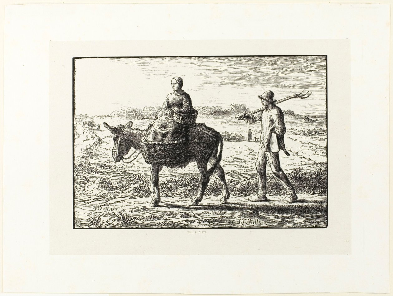 Ochtend door Jacques Adrien Lavieille