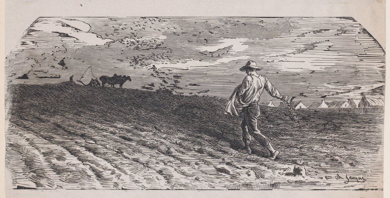 De Zaaier door Jacques Adrien Lavieille