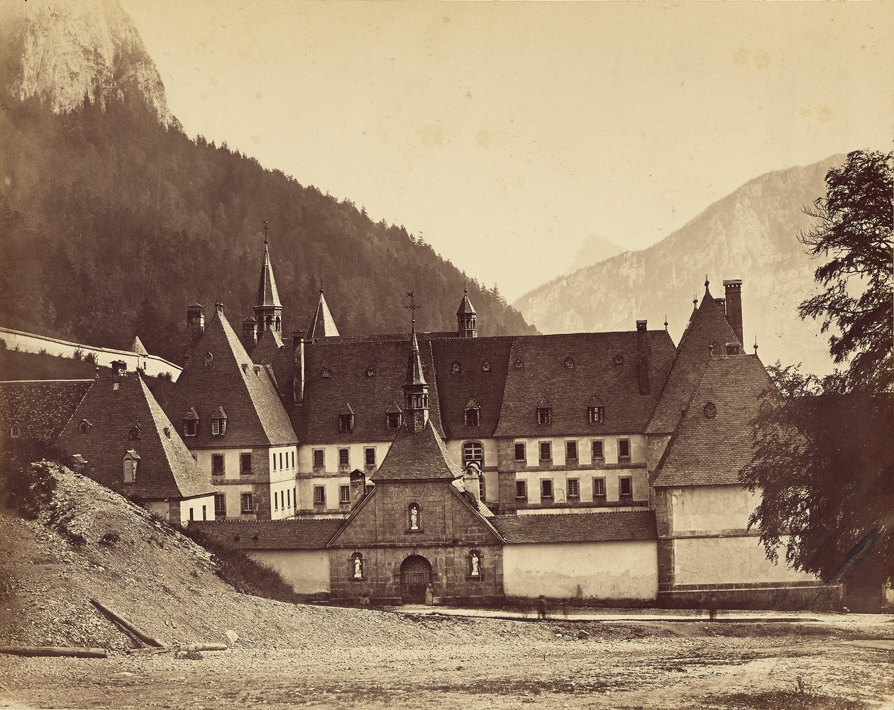 [Klooster van de G. Chartreuse]. door Jacques Alexandre Ferrier