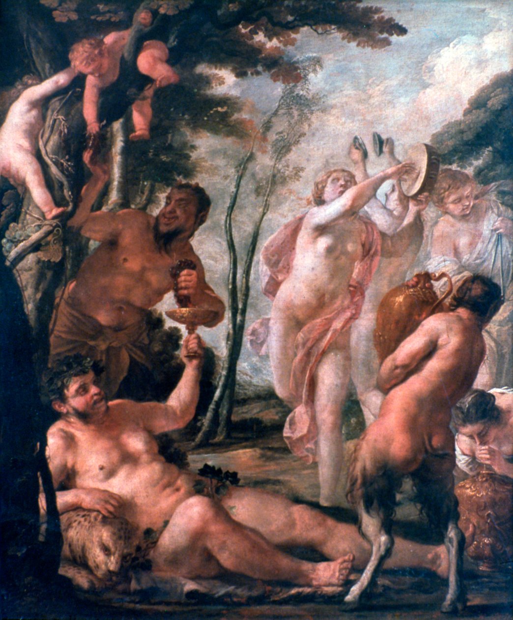 Bacchanale, ca. 1600-1638 door Jacques Blanchard