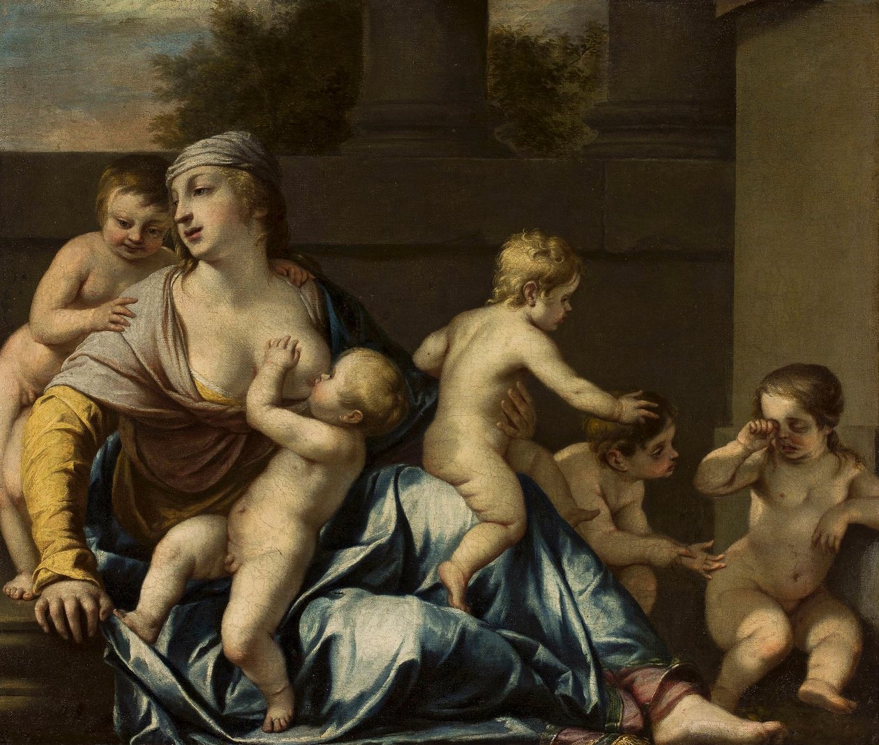 Frans: La Charité Liefdadigheid door Jacques Blanchard