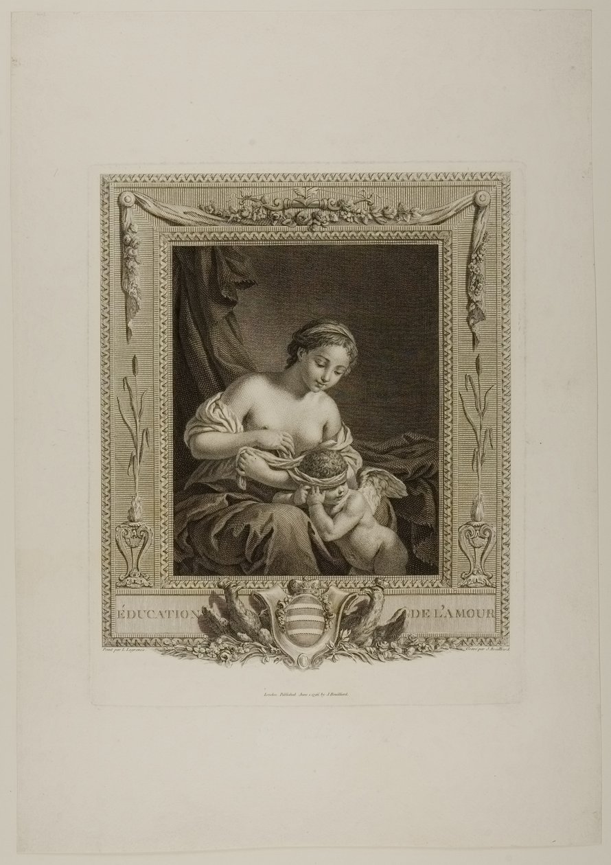 Opvoeding van Cupido door Jacques Bouillard