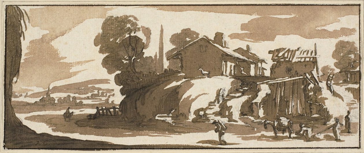 Een Boerderij door Jacques Callot