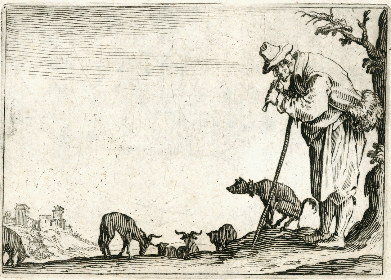 Caprices van verschillende figuren door Jacques Callot