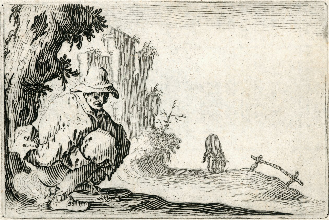 Caprices van verschillende figuren door Jacques Callot