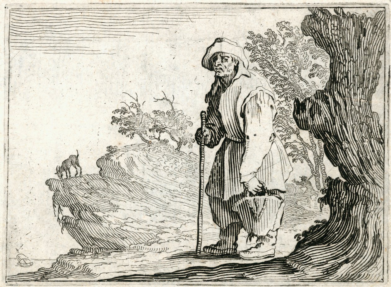 Caprices van verschillende figuren door Jacques Callot