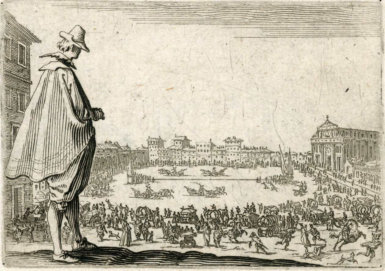 Caprices van verschillende figuren door Jacques Callot