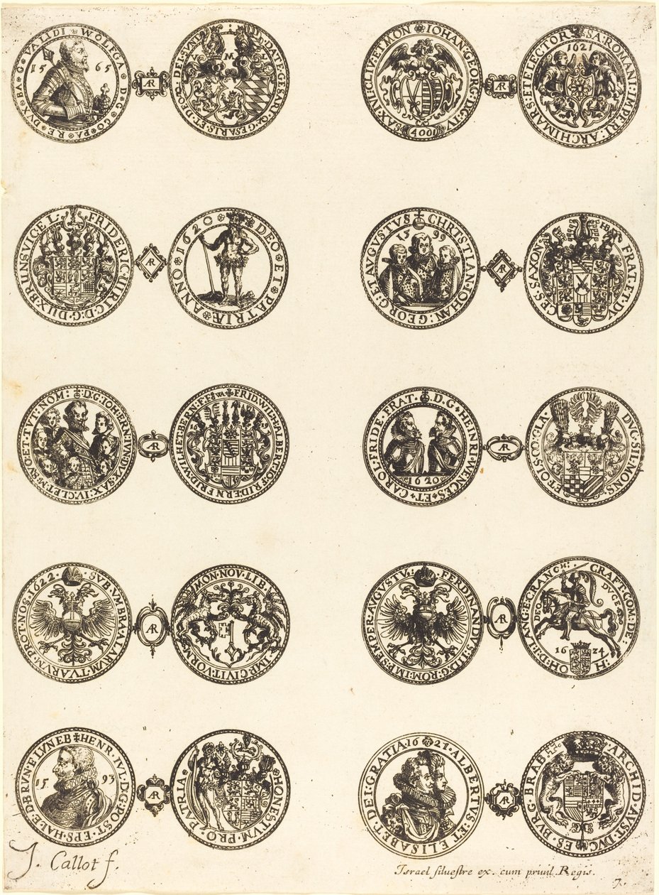 Munten [plaat 7] door Jacques Callot