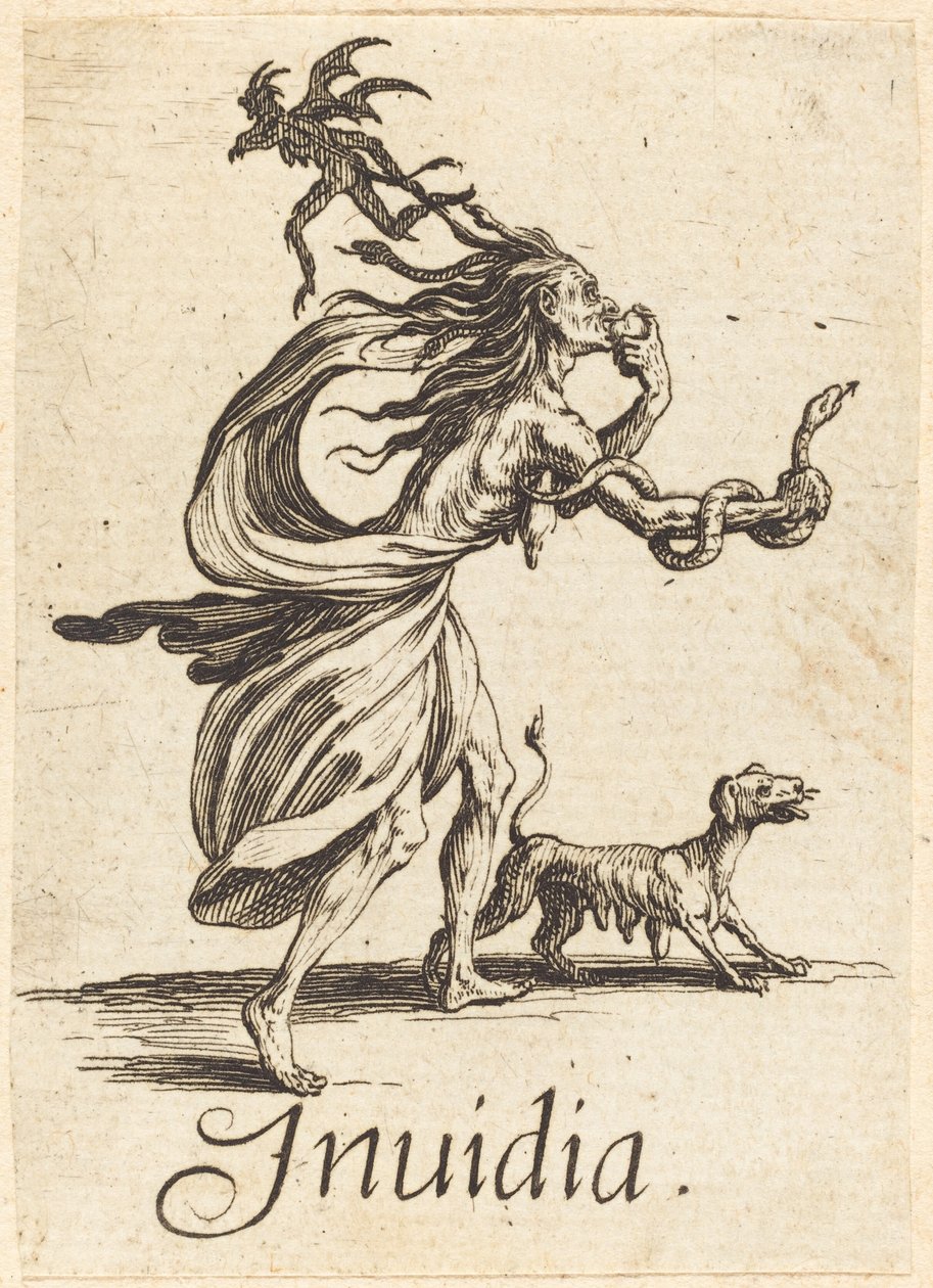 Afgunst door Jacques Callot