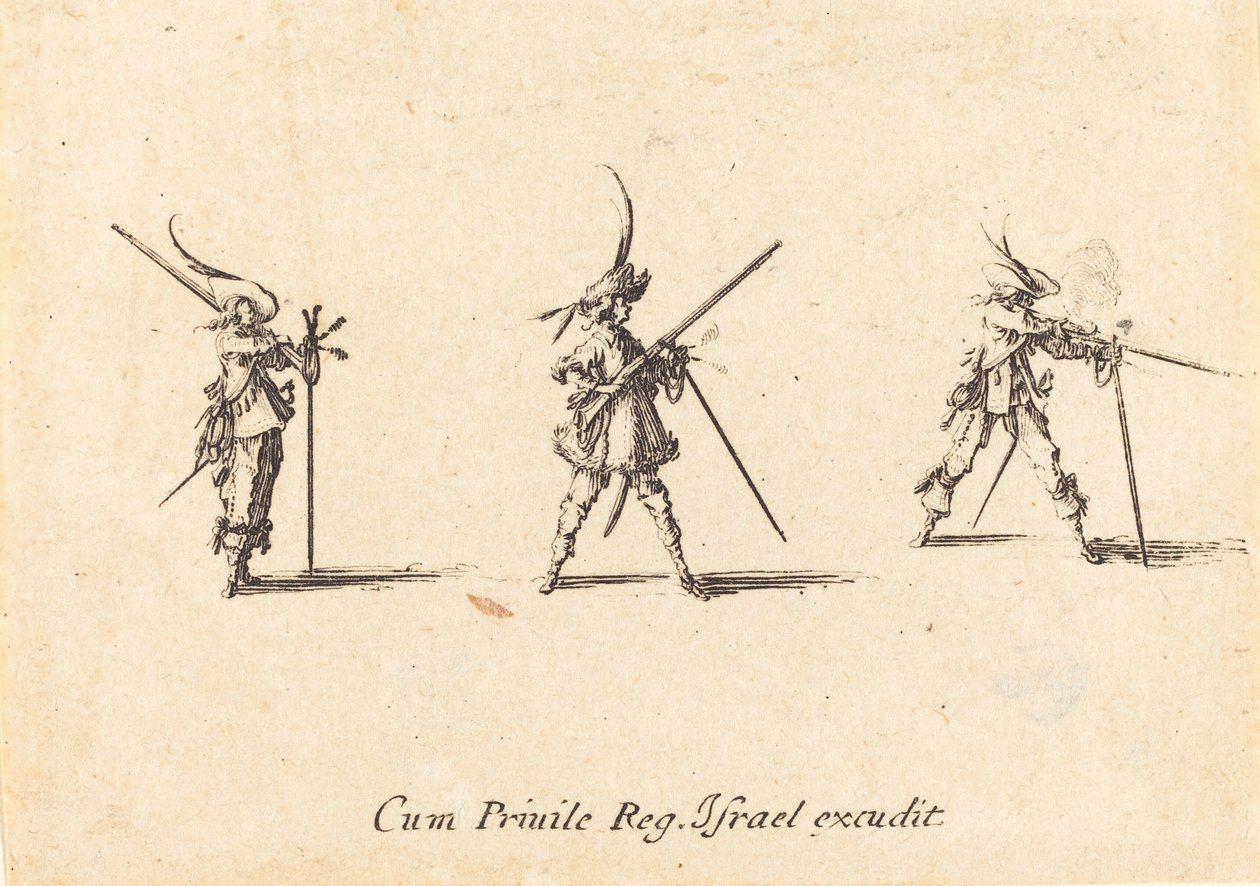 Het Geweer Afvuren door Jacques Callot