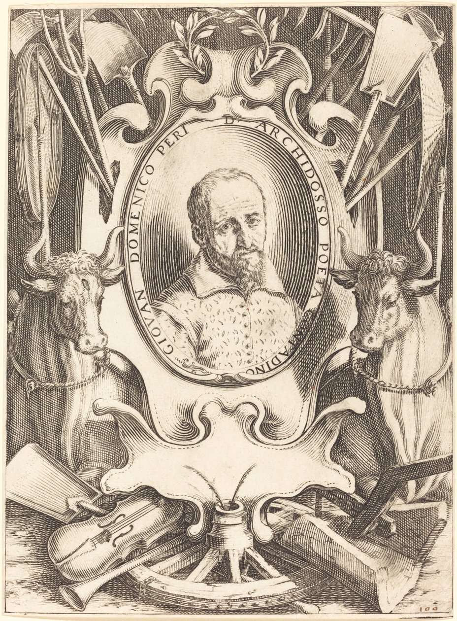 Giovanni Domenico Peri, 1619 door Jacques Callot