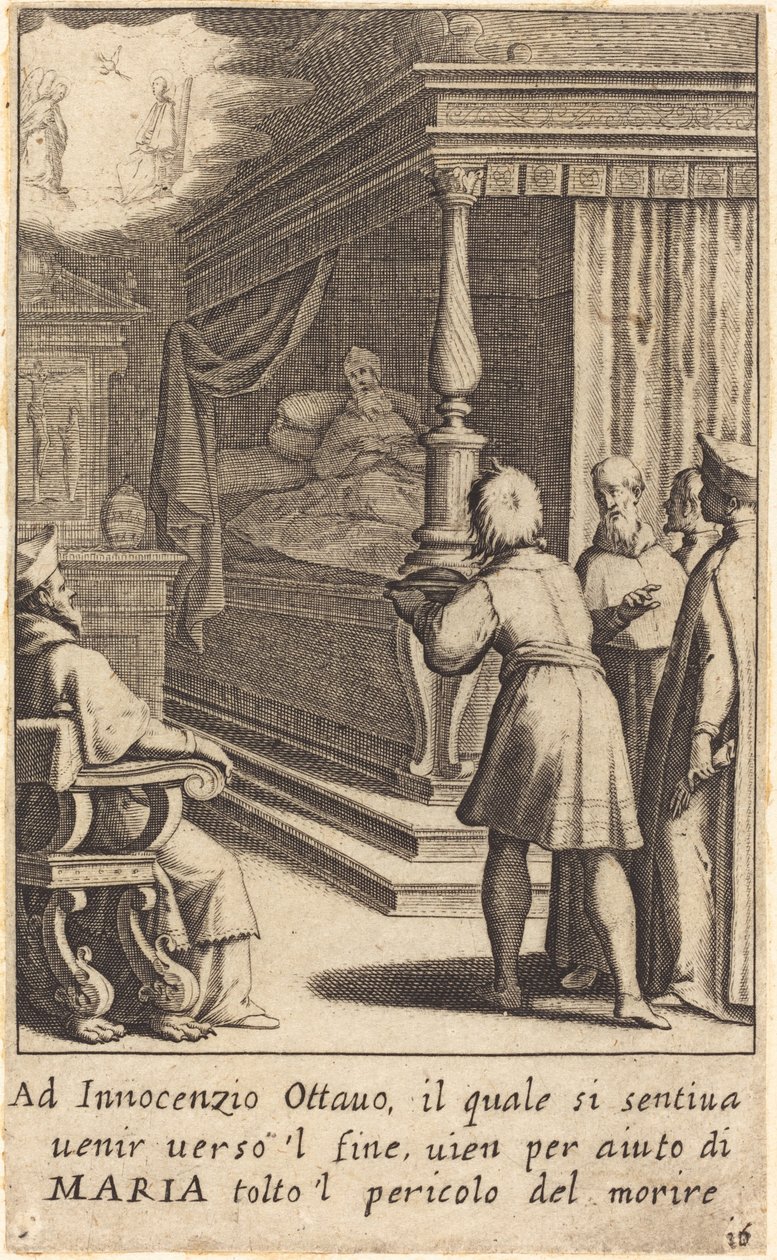 Innocentius VIII door Jacques Callot