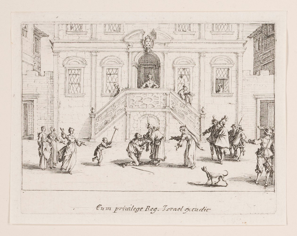 L door Jacques Callot