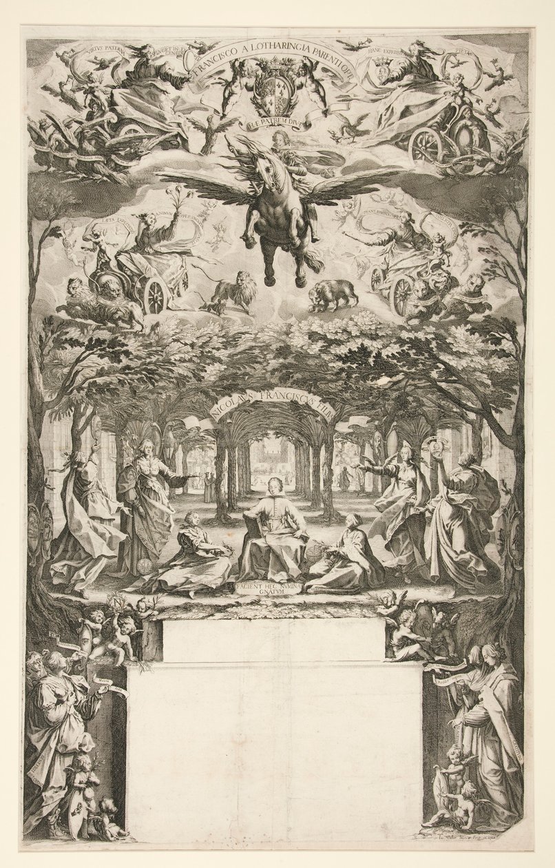 La Grande Thèse door Jacques Callot