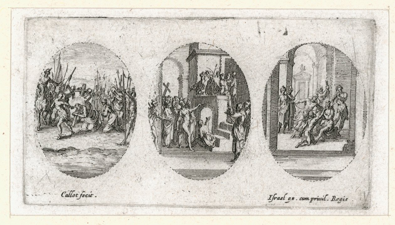 De wonderen van het lijdensverhaal ... (gravure) door Jacques Callot