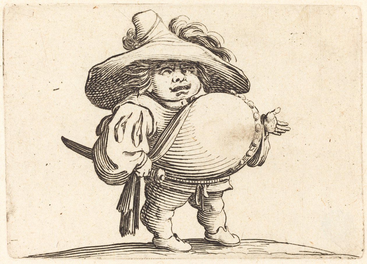 Man met Grote Buik door Jacques Callot