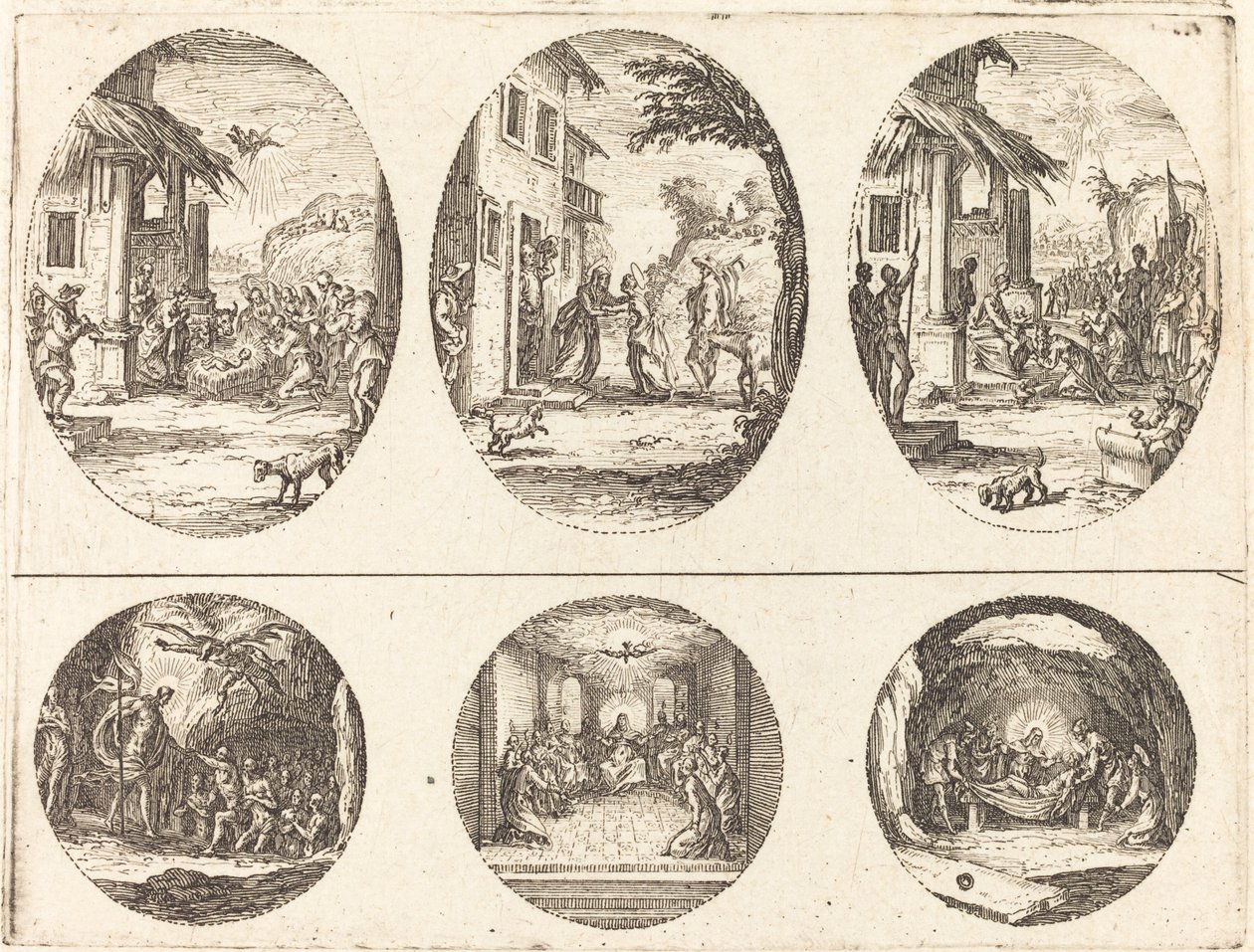 Mysteries van de Passie door Jacques Callot