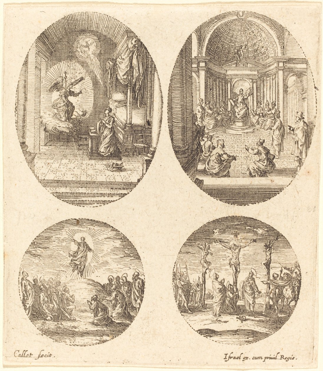 Mysteries van de Passie door Jacques Callot