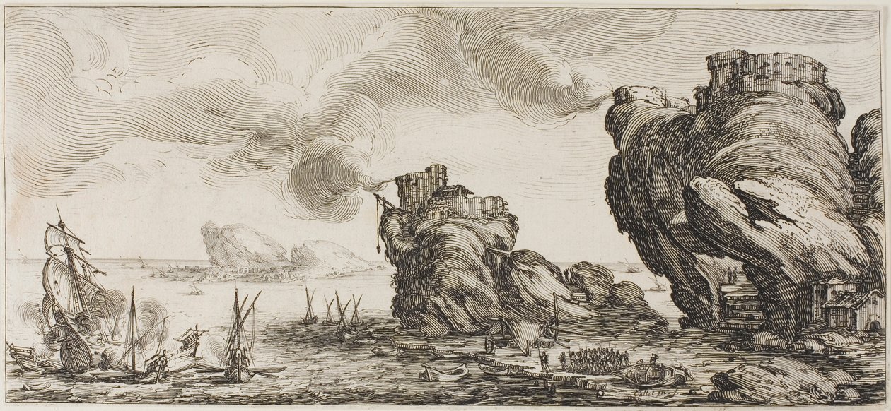 Pantalone, van Drie Italiaanse Komieken door Jacques Callot